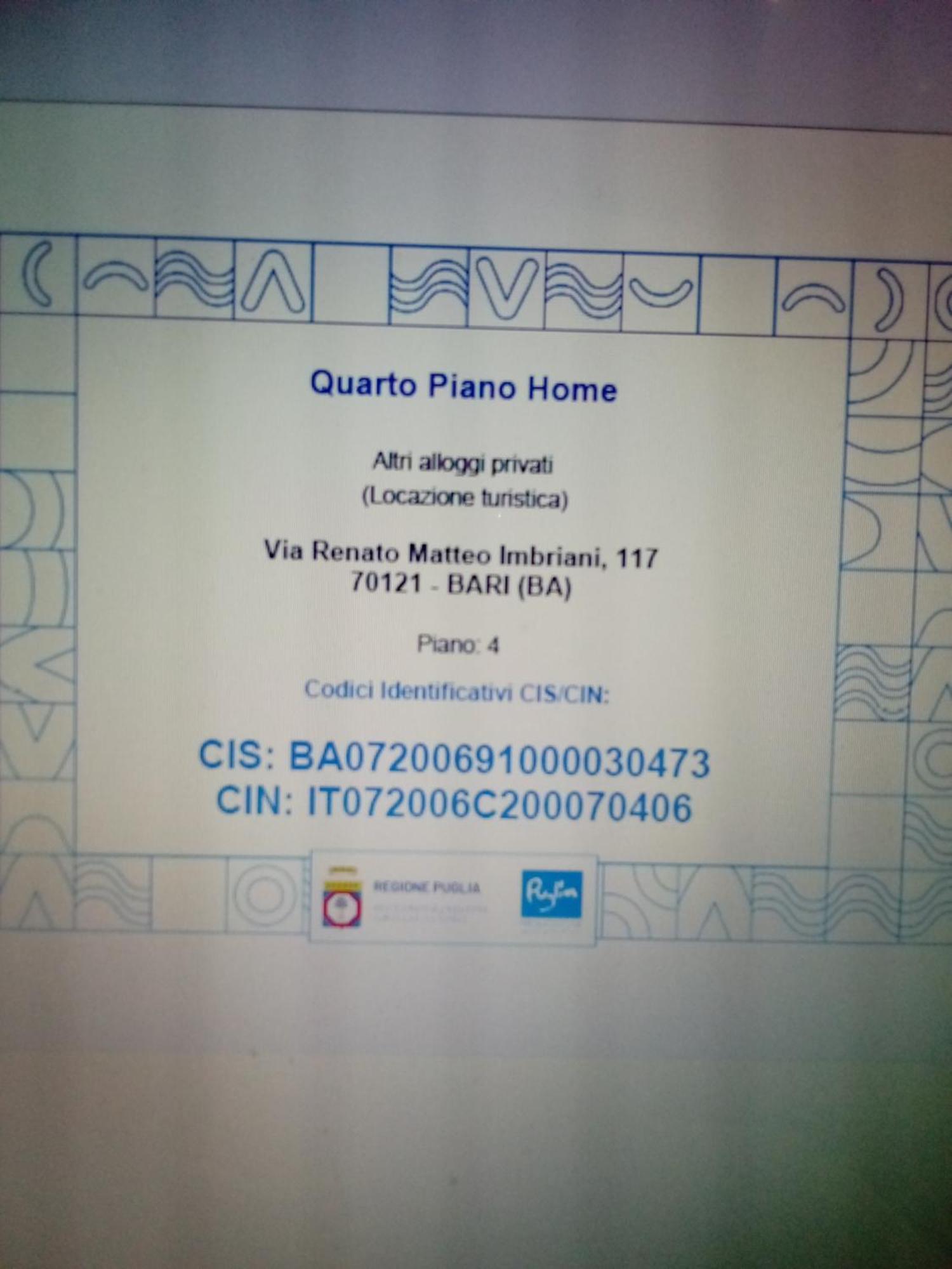 Quarto Piano Home Bari Exterior photo